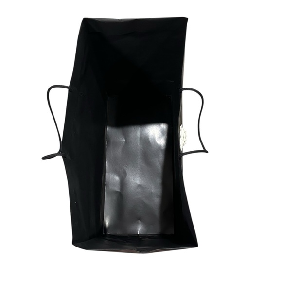 Chanel Black & White Giant Shopping Bag with Camelia - 19.75" x 17.75" x 9.5" - Picture 8 of 16